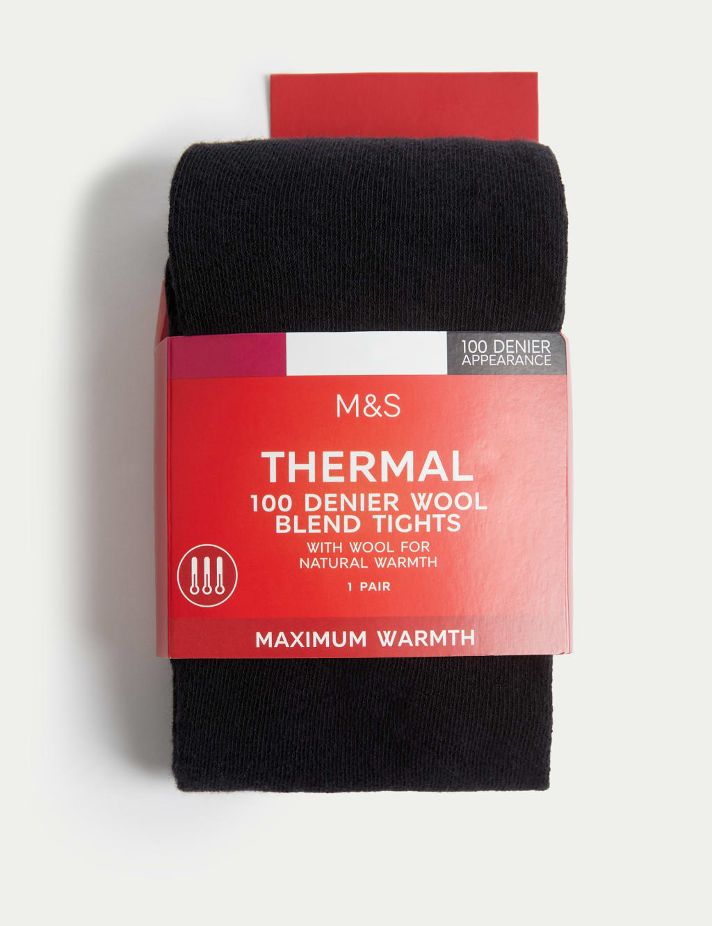 100 Denier Thermal Tights 1 of 4