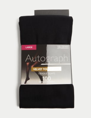 100 Denier Velvet Touch Luxe Tights Image 2 of 4