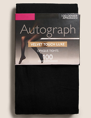 100 Denier Velvet Touch Luxe Tights Image 2 of 4