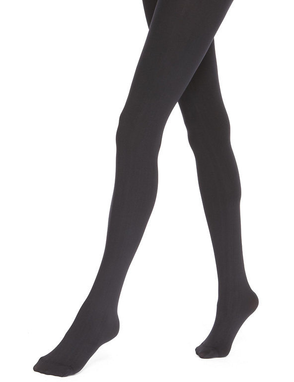100 Denier Velvet Touch Opaque Tights Image 1 of 2