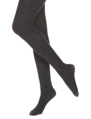 EX M&S WOMENS Ladies 100 Denier Wool Blend Thermal Ribbed Thick Soft Tights  £9.99 - PicClick UK