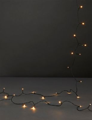100 Warm White Outdoor Solar String Lights Image 2 of 4