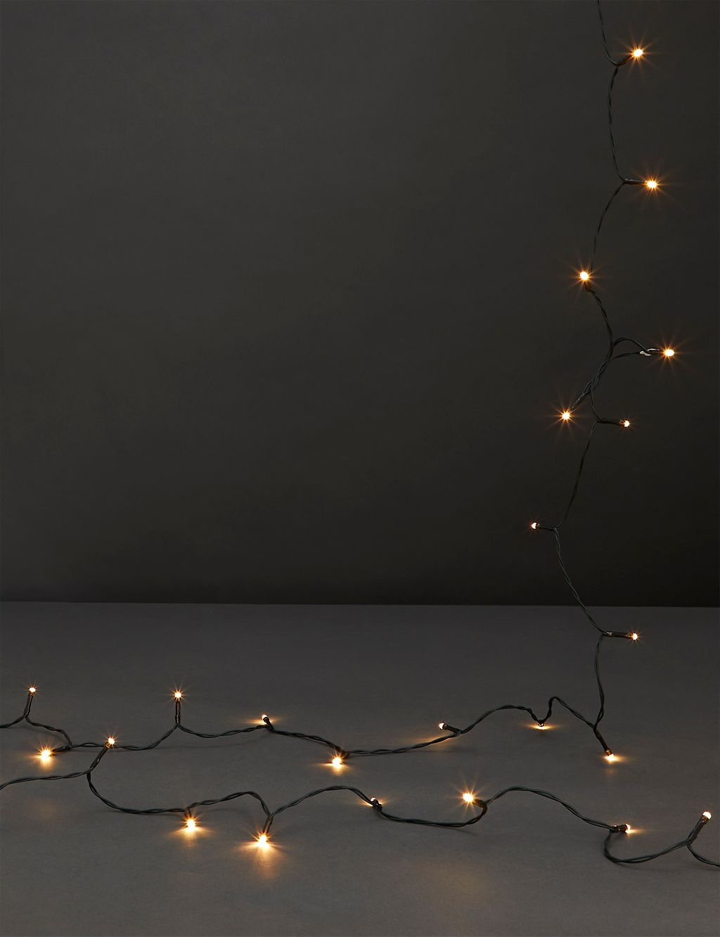100 Warm White Outdoor Solar String Lights 1 of 4