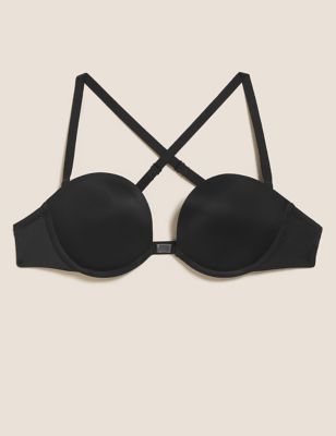 bra with a very low back strap