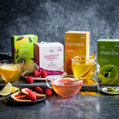 A selection of herbal teas