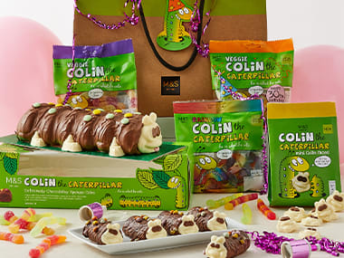 Colin the Caterpillar gift bag