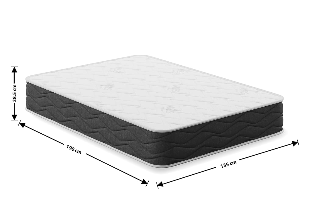 1050 Medium Memory Foam Hybrid Mattress Memory Foam M&S