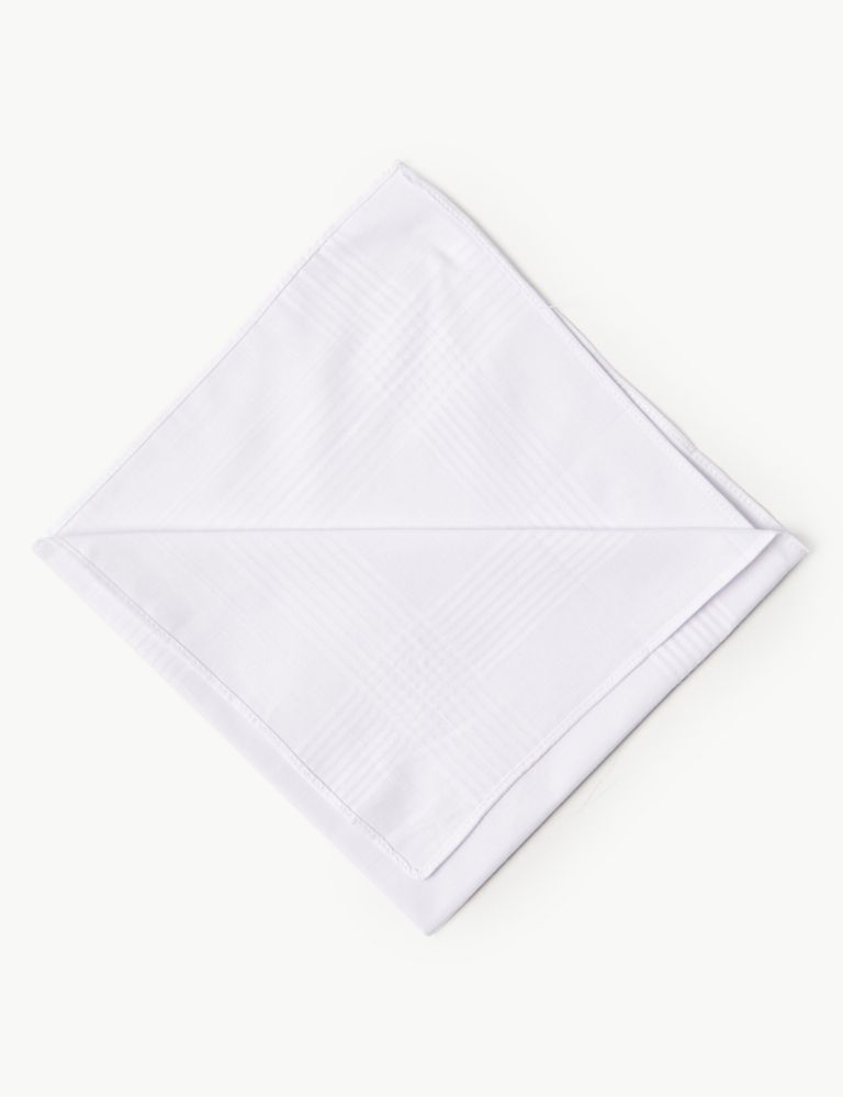 10pk Antibacterial Pure Cotton Handkerchiefs with Sanitized Finish®, M&S  Collection