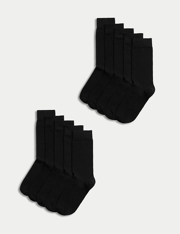 10pk Cool & Fresh™ Cotton Rich Socks Image 1 of 2