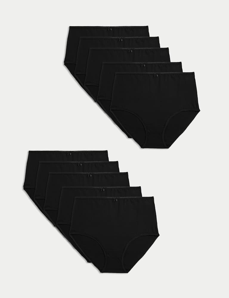 10pk Cotton Lycra® Full Briefs 1 of 5