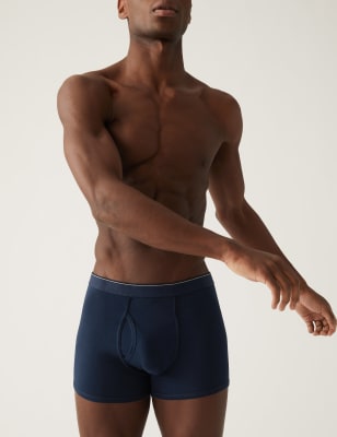 10pk Cotton Stretch Cool & Fresh™ Trunks Image 2 of 3