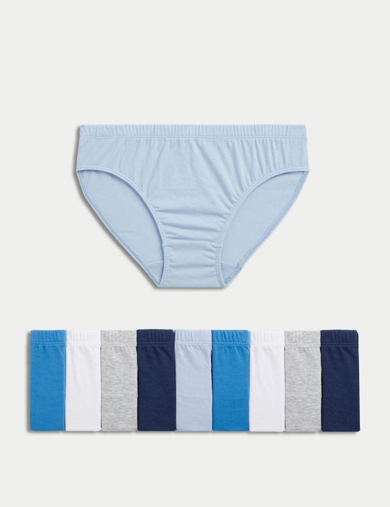 2-14Years Quality Blue Striped Boys Brief Underwear Kids Stretchy