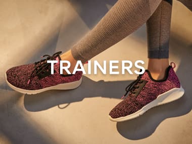 Woman wearing Goodmove leggings and trainers