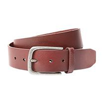 Brown leather belt