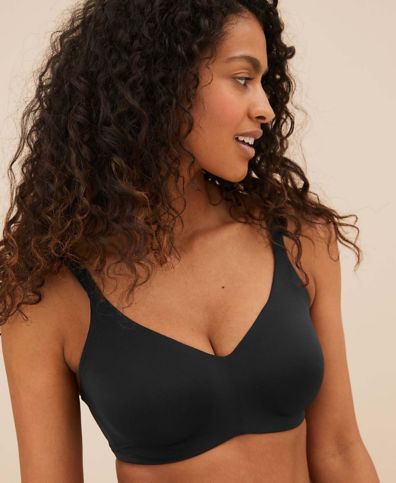 M&S Cool Comfort breathable all day, non wired, full cup bra 40C