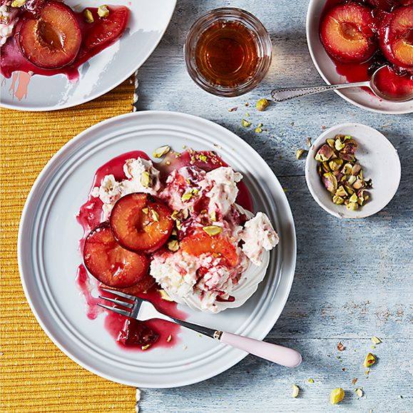 Winter Eton mess with Flavorking plums