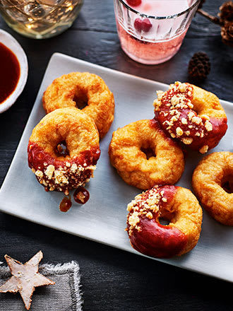 Chicken doughnut dippers
