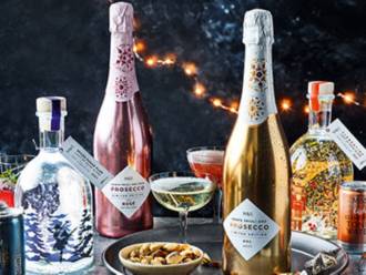 Light-up snow globe gin liqueurs and limited edition prosecco