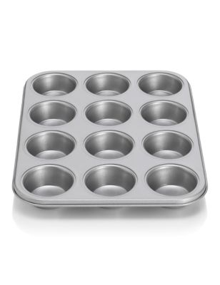 12 Cup Non-Stick Muffin Tray Image 1 of 2
