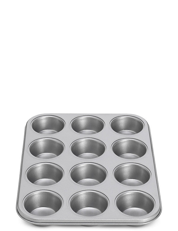 12 Cup Non-Stick Muffin Tray Image 1 of 2