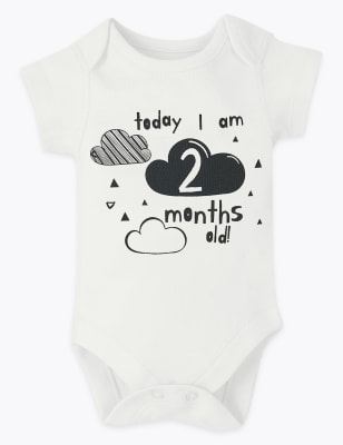 baby milestone bodysuits