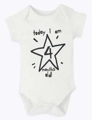 Monthly Milestone Bodysuits Set, Monthly Milestone Bodysuits