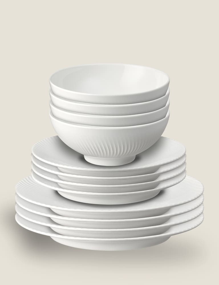 12 Piece Arc Dinner Set 1 of 9