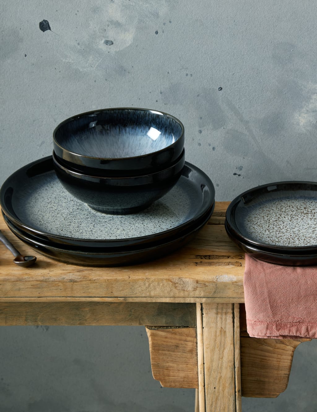 12 Piece Halo Dinner Set Denby M&S