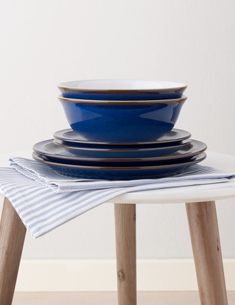Denby imperial online blue dinner set