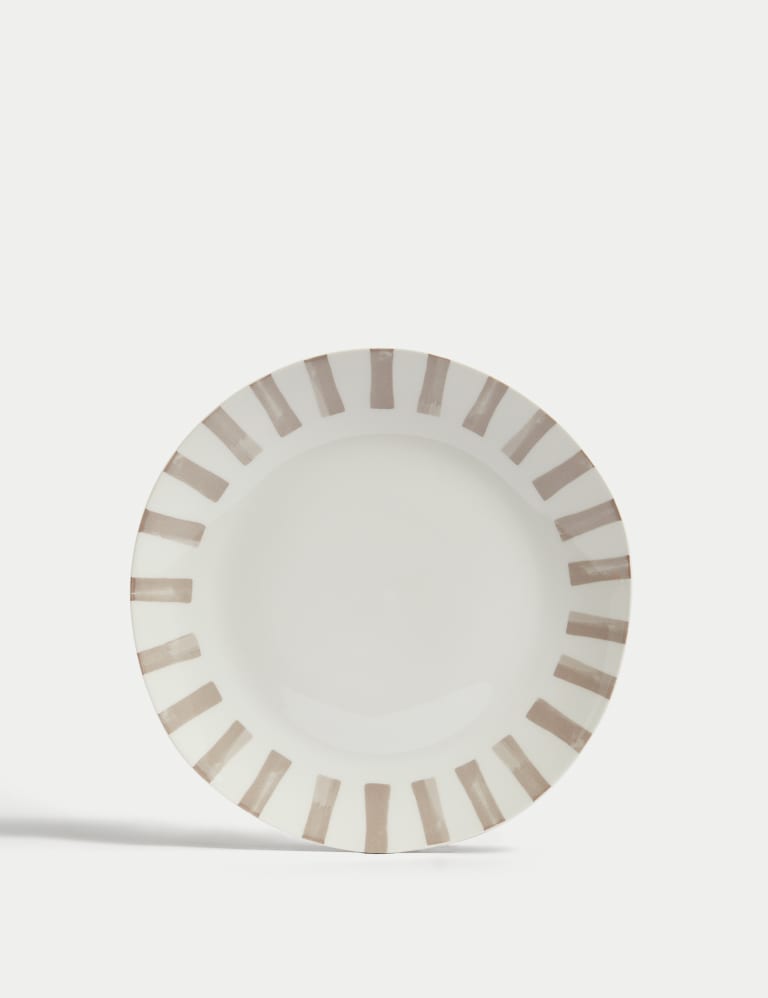 12 Piece Linear Striped Dinner Set 2 of 6