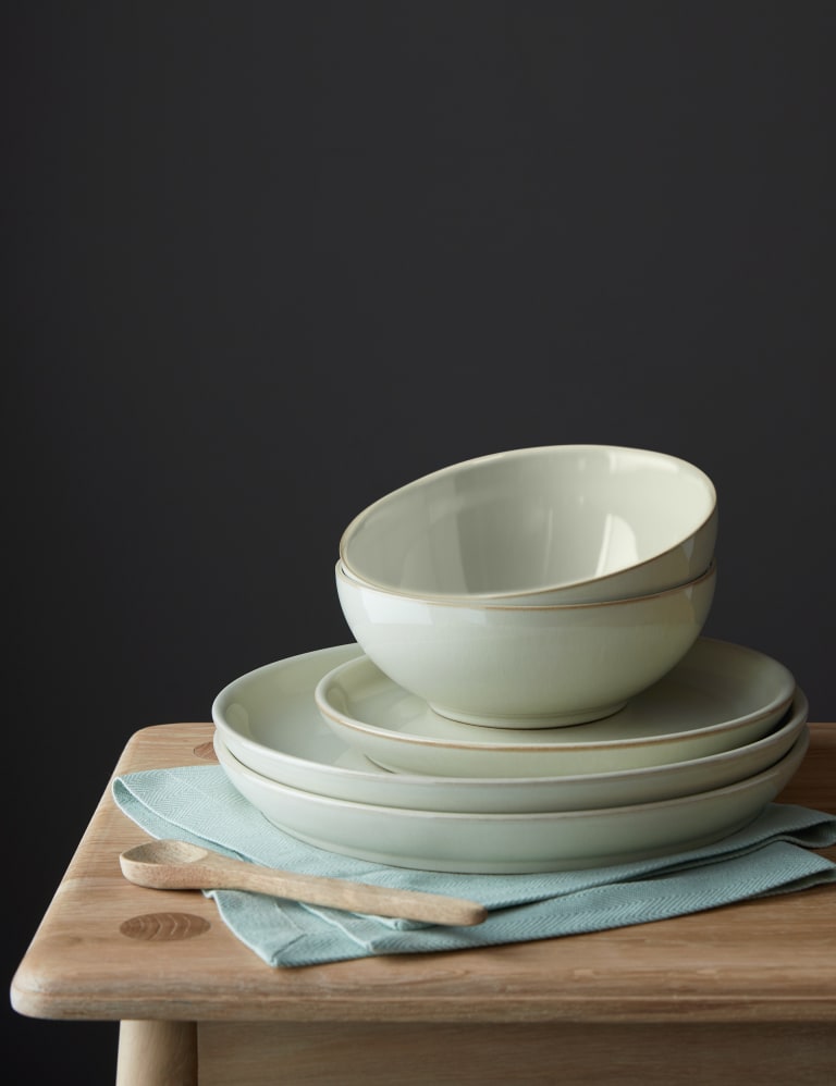 Denby linen dinnerware top