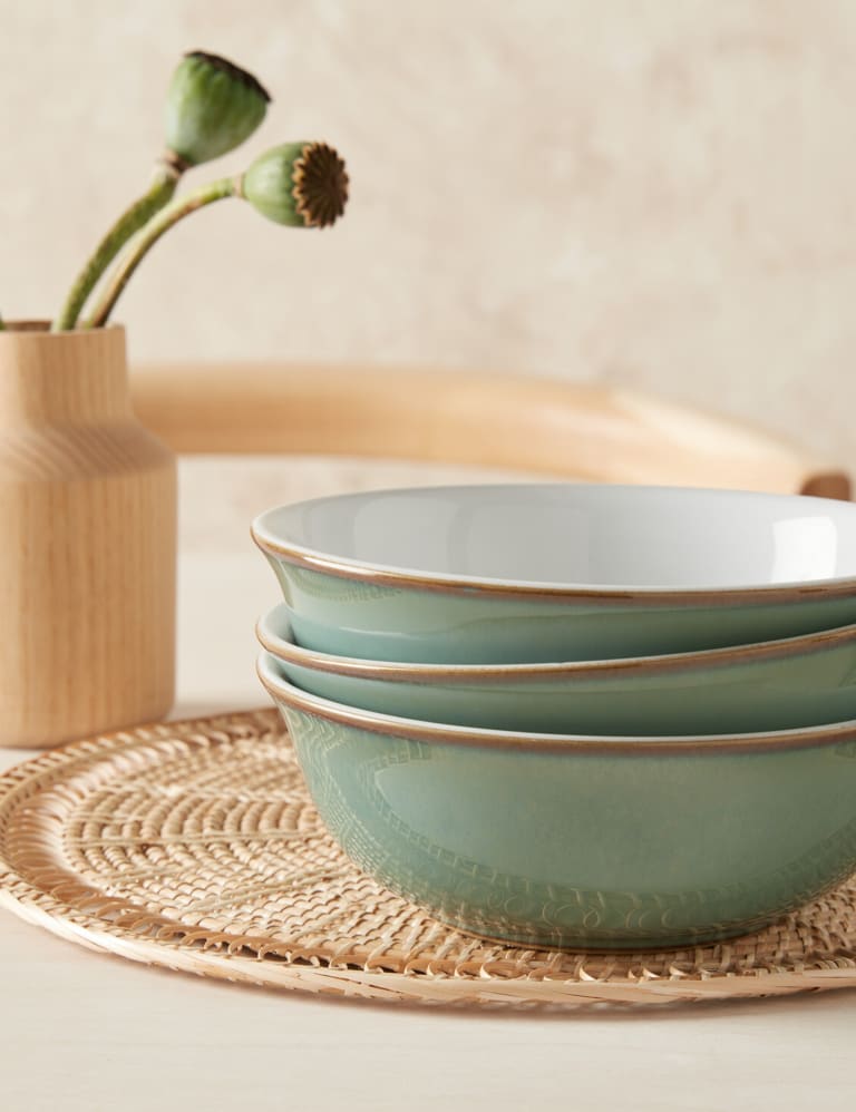 Denby regency green dinner set sales