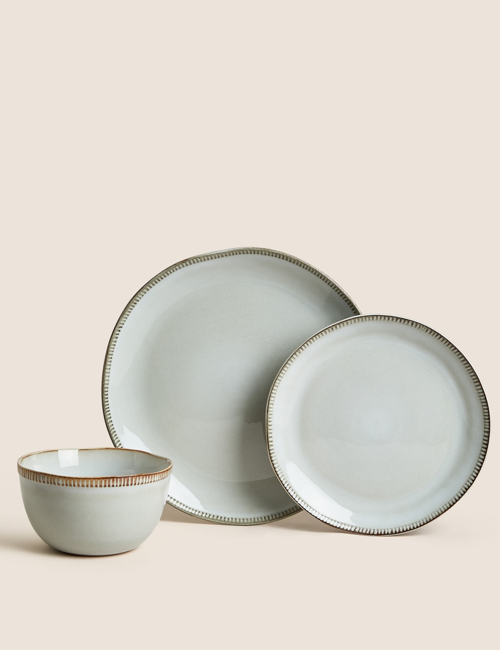 Stoneware dinner set clearance