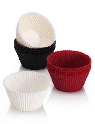 12 Silicone Cupcake Cases M&S