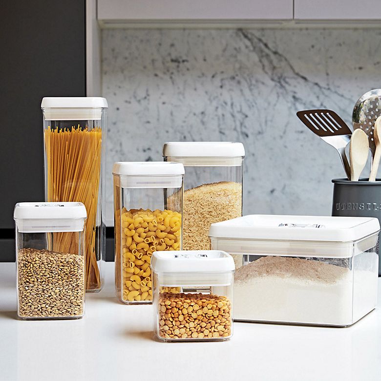 Selection of storage containers. Shop kitchen storage