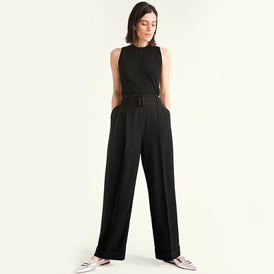 What To Wear With Wide Leg Trousers | M&S