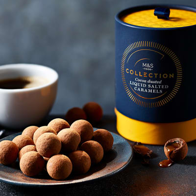 Liquid salted caramels 