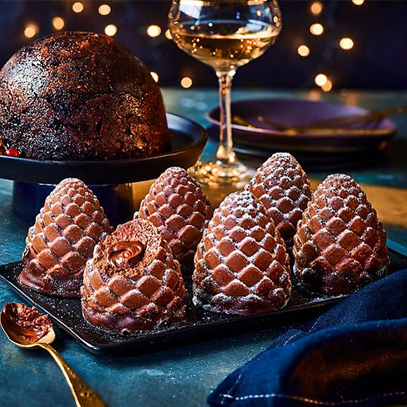 Collection chocolate pine cones