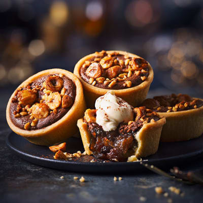 Chocolate and hazelnut mince pies
