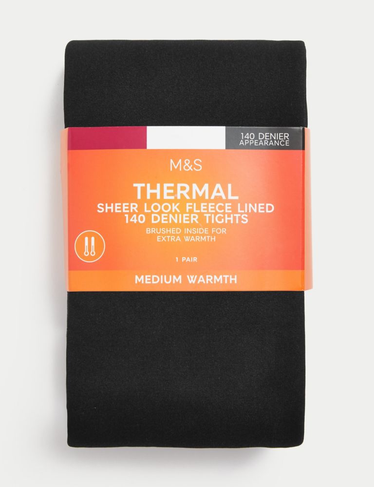 Sheer Effect Thermal Tights