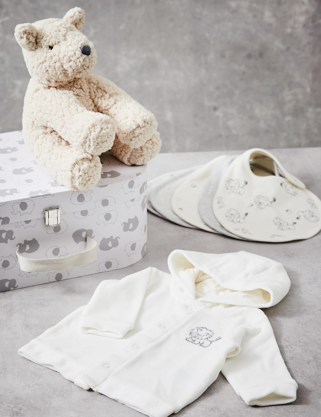 14pc Cotton Rich Grey Mix Gift Set (0-3 Mths) 7 of 11