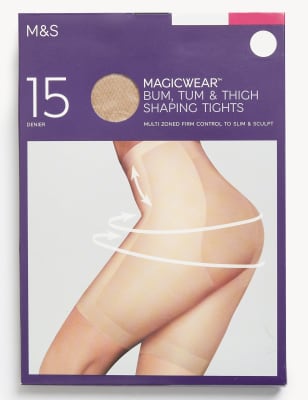 15 Denier Body Shaper Tights Image 2 of 4