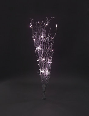 15 Pre-Lit LED Silver Twigs Image 2 of 3