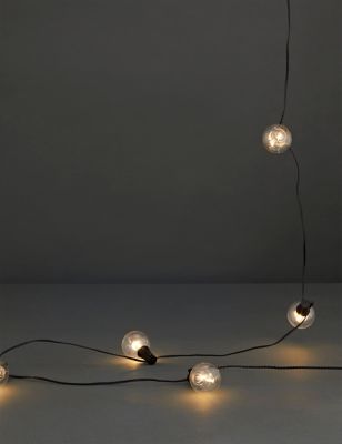 15 Round Outdoor Solar String Lights Image 2 of 6