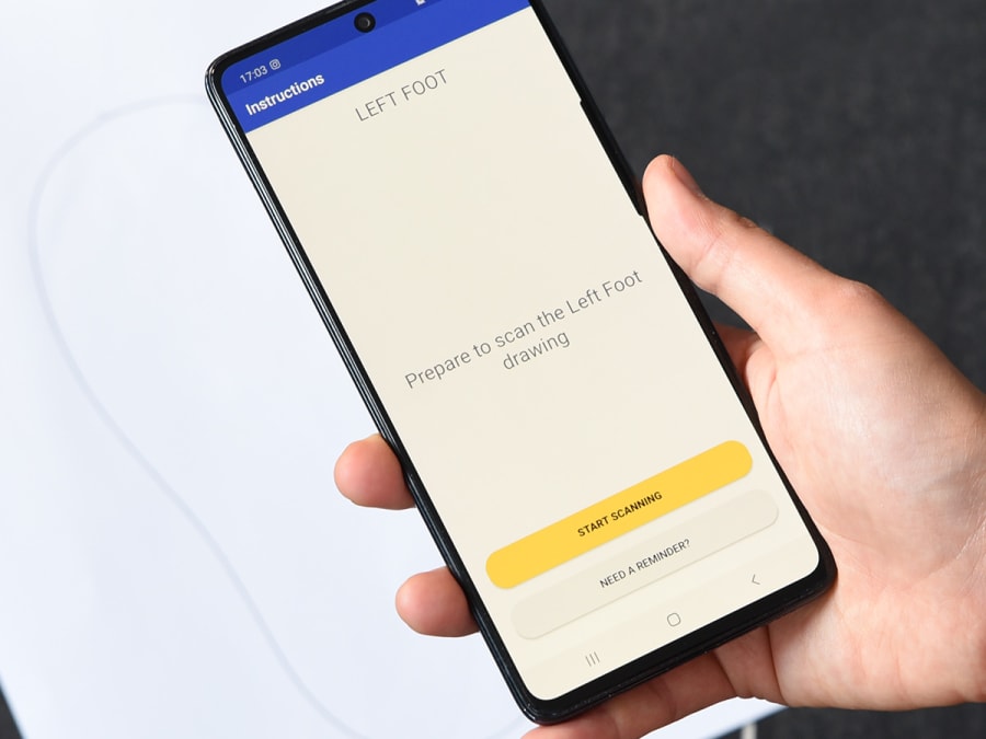 Mobile phone with Pinpoint step 3