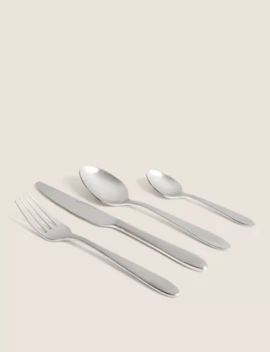 16 Piece Maxim Brushed Cutlery Set 1 of 4