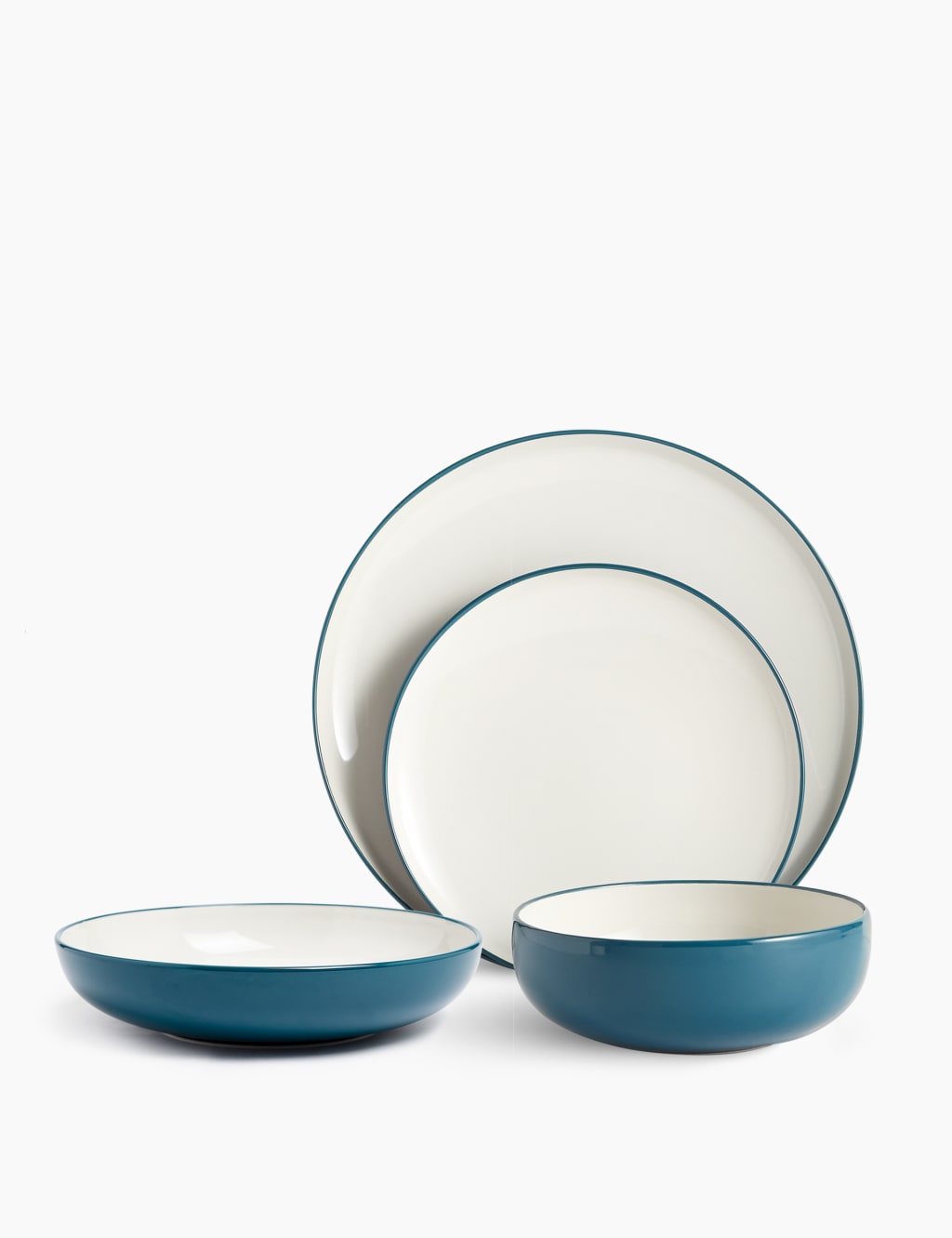 Light blue dinnerware set online