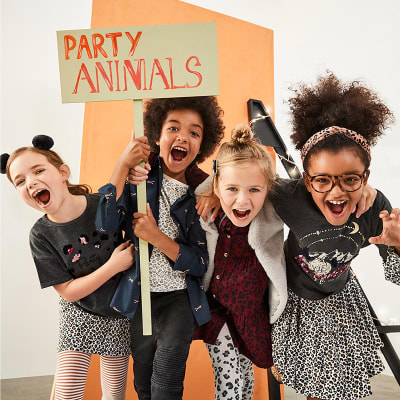 Kids party deals wear