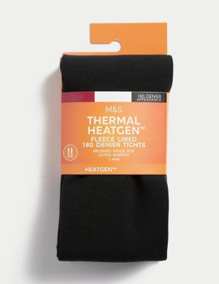 180 Denier Heatgen™ Brushed Thermal Opaque Tights, M&S