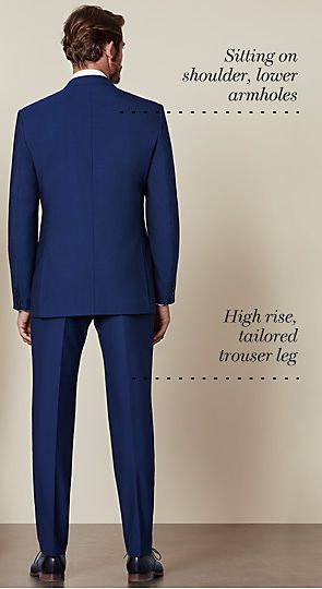 Man wearing tailored suit